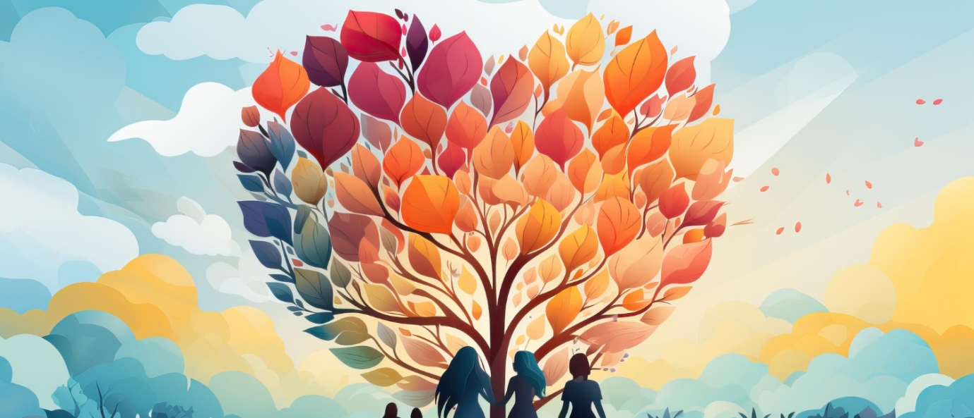 Humánszolgáltató dekorációs kép